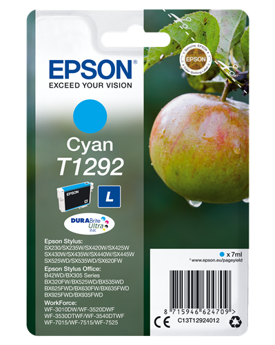 Epson T1292 Cyan Cartouche d'encre