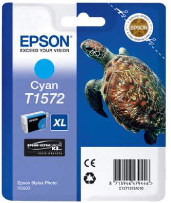 Epson T1572 XL Cyan Cartouche d'encre
