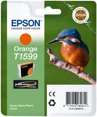 Epson T1599 Orange Cartouche d'encre