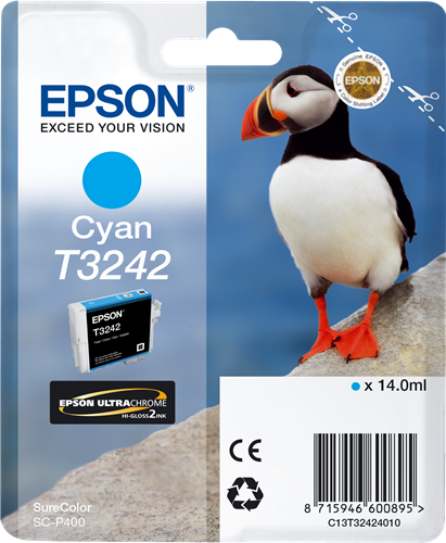 Epson T3242 Cyan Cartouche d'encre