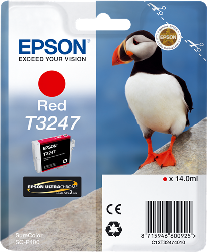 Epson T3247 Rouge Cartouche d'encre