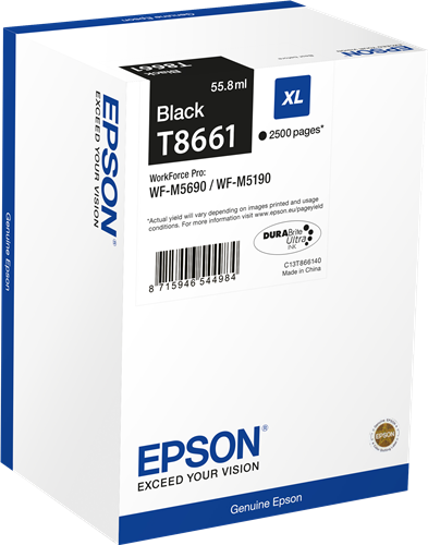 Epson T8661 XL Noir(e) Cartouche d'encre