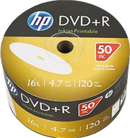 HP 1x50 DVD+R / 4.7GB / Bulk Pack 