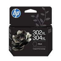 HP 302 XL / 304 XL Noir(e) Cartouche d'encre