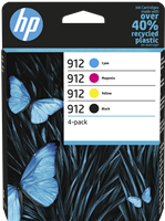 HP 912 Multipack Noir(e) / Cyan / Magenta / Jaune