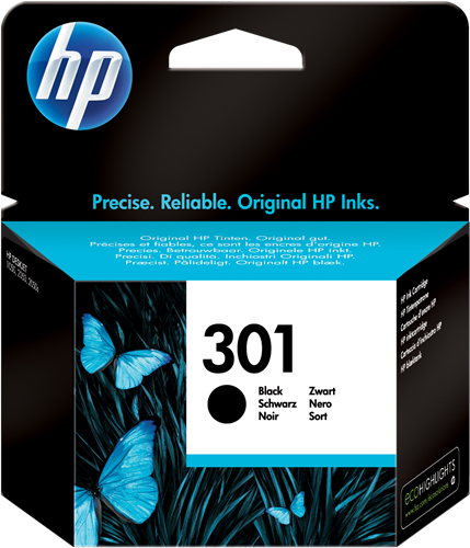 HP 301 Noir(e) Cartouche d'encre
