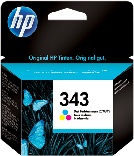 HP 343 Plusieurs couleurs Cartouche d'encre