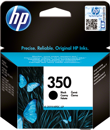 HP 350 Noir(e) Cartouche d'encre