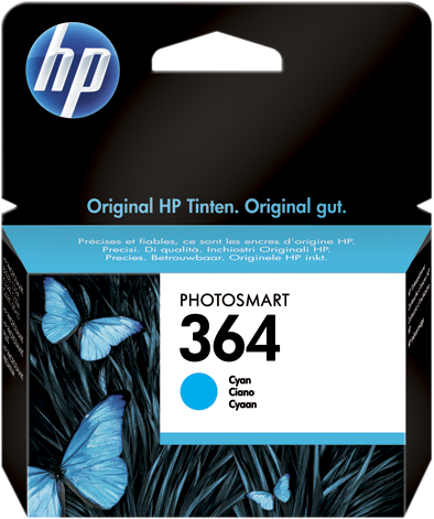 HP 364 Cyan Cartouche d'encre