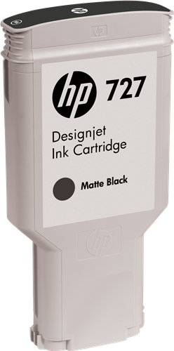 HP 727 Noir (Matt) Cartouche d'encre