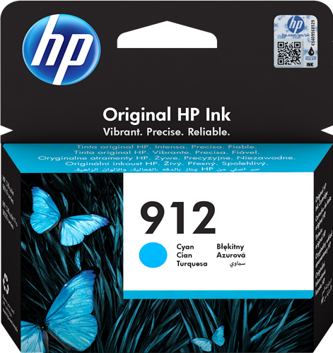 HP 912 Cyan Cartouche d'encre