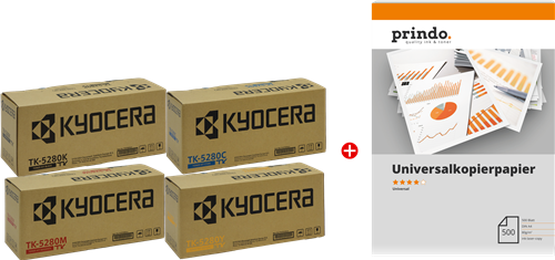 Kyocera TK-5280 MCVP Noir(e) / Cyan / Magenta / Jaune Value Pack