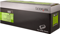 Lexmark 522 Noir(e) Toner