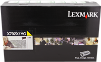 Lexmark X792X1YG Jaune Toner