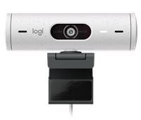 Logitech BRIO 500 - Webcam Full HD Blanc