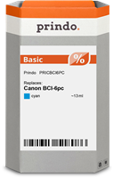 Prindo BCI-6 Cyan Cartouche d'encre