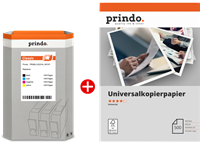 Prindo Classic Noir(e) / Cyan / Magenta / Jaune / Blanc Value Pack