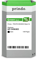 Prindo Green Basic XL Noir(e) Cartouche d'encre
