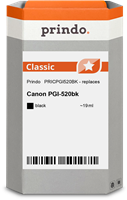 Prindo PGI-520 Noir(e) Cartouche d'encre