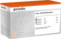 Prindo PRTHPCF540A Rainbow Noir(e) / Cyan / Magenta / Jaune Value Pack