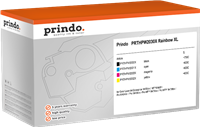 Prindo PRTHPW2030X Rainbow Noir(e) / Cyan / Magenta / Jaune Value Pack