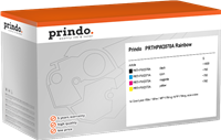 Prindo PRTHPW2070A Rainbow Noir(e) / Cyan / Magenta / Jaune Value Pack