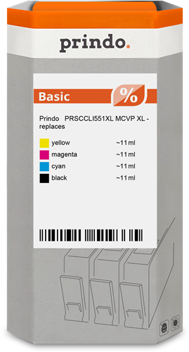Prindo Basic XL Multipack Noir(e) / Cyan / Magenta / Jaune