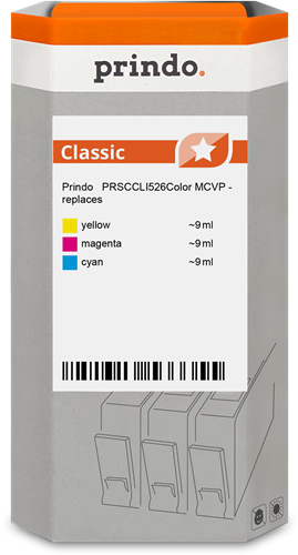 Prindo Classic Multipack Cyan / Magenta / Jaune