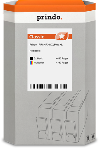 Prindo Classic XL Multipack Noir(e) / Plusieurs couleurs