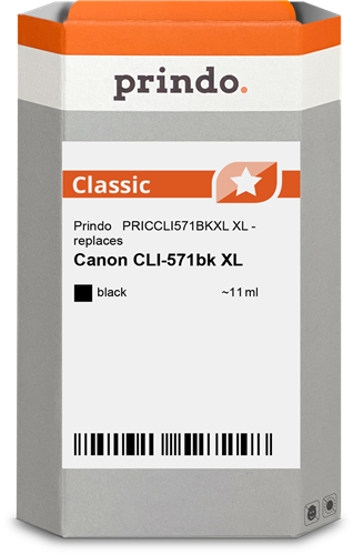 Prindo CLI-571XL Noir(e) Cartouche d'encre