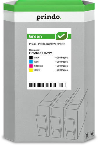 Prindo Green Multipack Noir(e) / Cyan / Magenta / Jaune