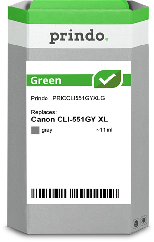 Prindo Green XL Gris Cartouche d'encre