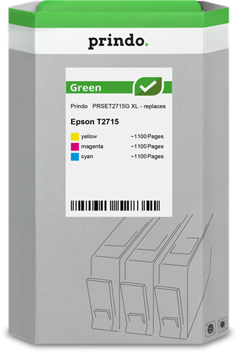 Prindo Green XL Multipack Cyan / Magenta / Jaune