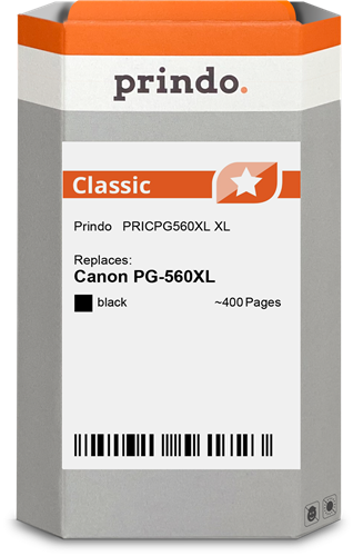 Prindo PG-560XL Noir(e) Cartouche d'encre
