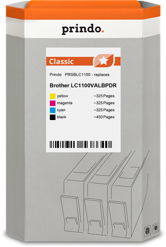 Prindo PRSBLC1100 Multipack Noir(e) / Cyan / Magenta / Jaune
