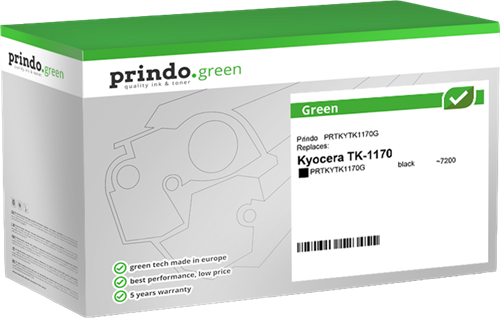 Prindo PRTKYTK1170G Noir(e) Toner