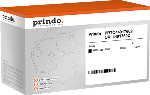 Prindo PRTO44917602 Noir(e) Toner