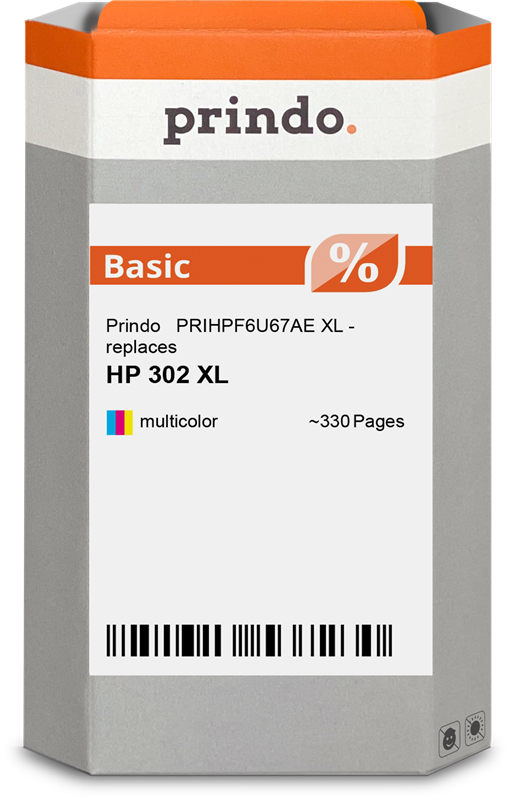 Cartouche couleur HP N°302 XL compatible F6U67AE