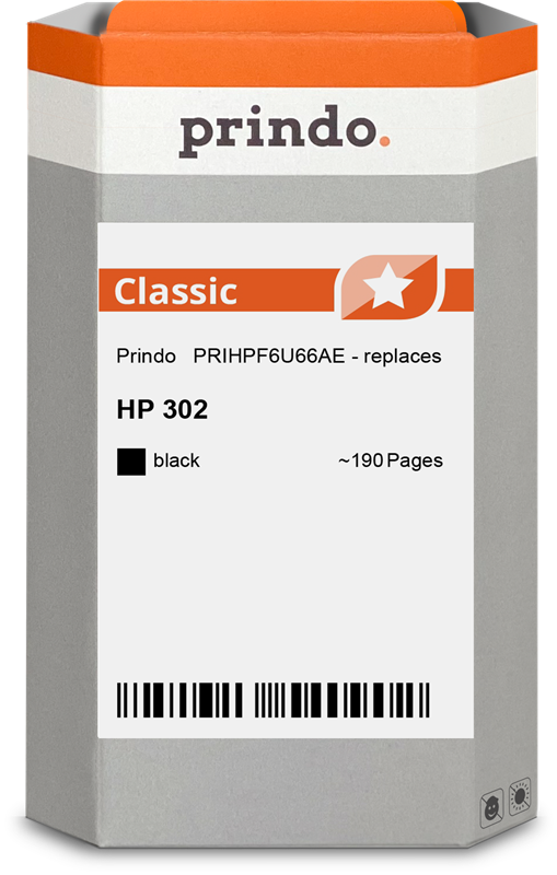 HP 302 - HP F6U66AE - Noir - Cartouche HP - pas cher