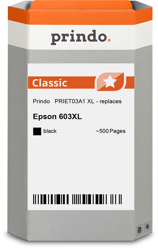 Prindo Classic XL Noir(e) Cartouche d'encre