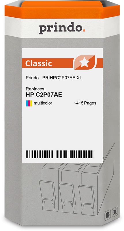 HP 62 - 3 couleurs - cartouche d'encre originale (C2P06AE)