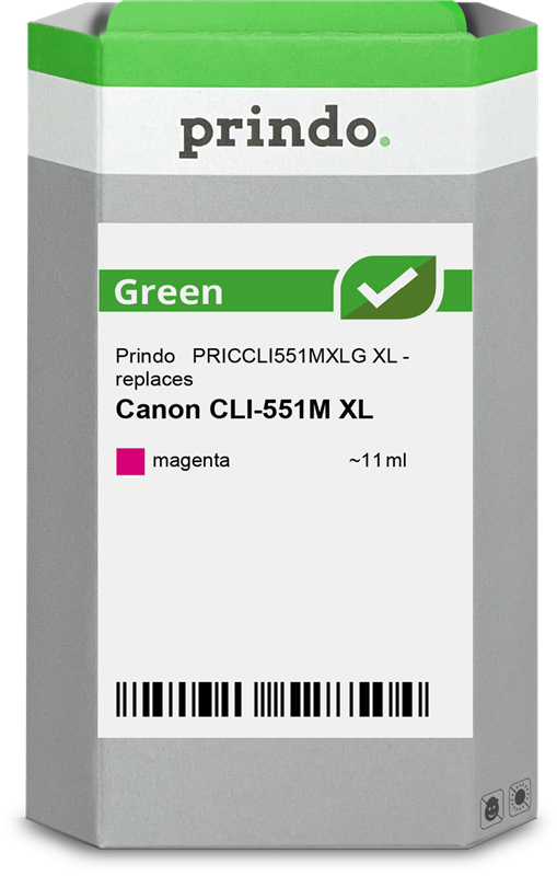 pour PiXMA iP7250 Agfa CANON CLI-551M XL Magenta Cartouche d'encre 6445B001 MG7150 
