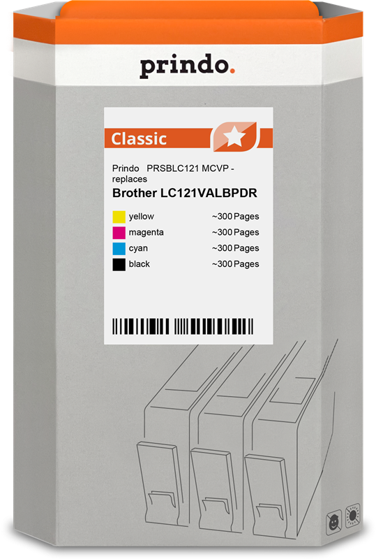Prindo PRSBLC121 MCVP Multipack Noir(e) / Cyan / Magenta / Jaune