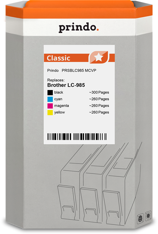 Prindo PRSBLC985 MCVP Multipack Noir(e) / Cyan / Magenta / Jaune