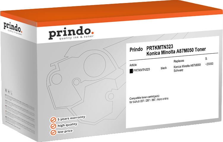 Prindo PRTKMTN323 Noir(e) Toner