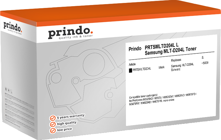 Prindo PRTSMLTD204L Noir(e) Toner