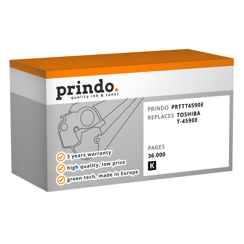 Prindo PRTTT4590E Noir(e) Toner