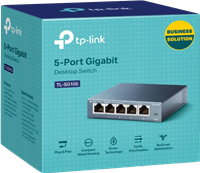 TP-Link Commutateur Gigabit 5 ports avec boîtier métallique Noir(e)