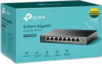 TP-Link Commutateur Gigabit 8 ports Boîtier métallique Noir(e)